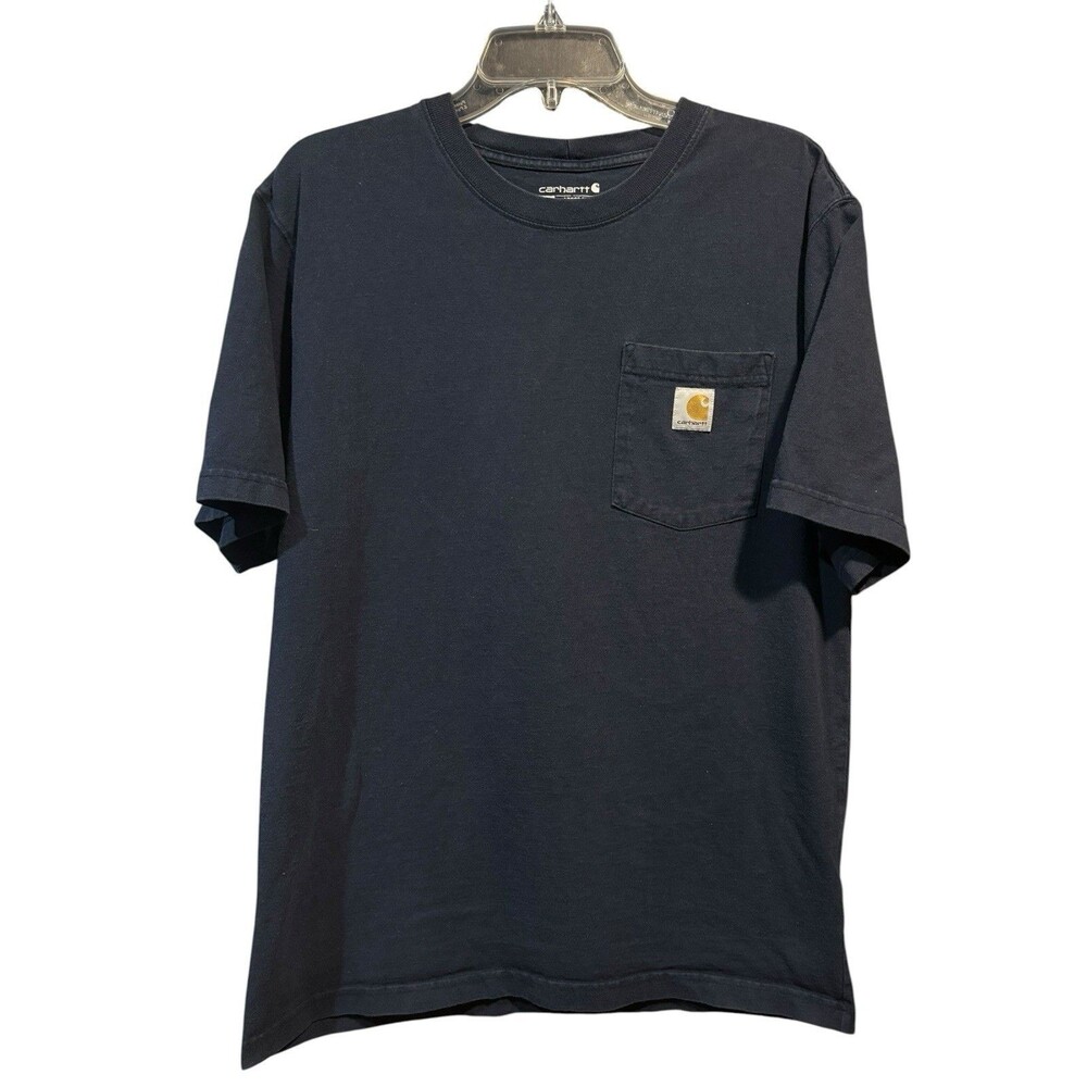 Carhartt Men’s Loose Fit Dog Graphic T-Shirt Medium Navy Blue